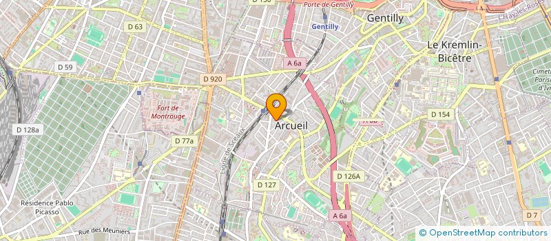 localisation de l'entreprise 829 329 879   ARCUEIL