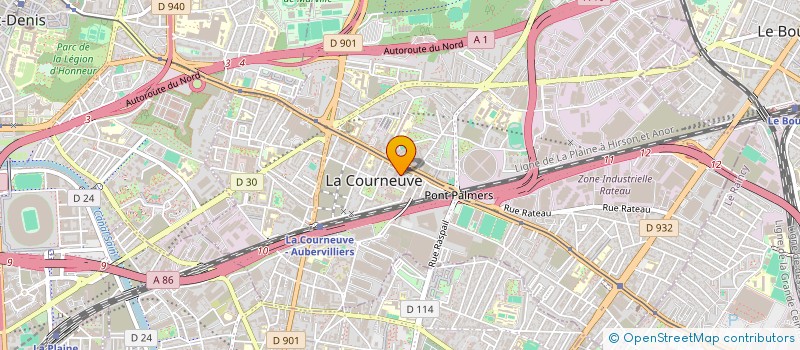 localisation de l'entreprise 829 361 856  à LA COURNEUVE