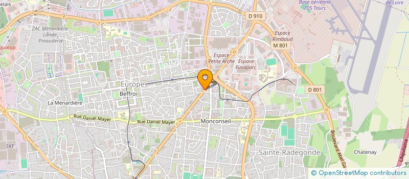 localisation de l'entreprise 829 377 670   TOURS