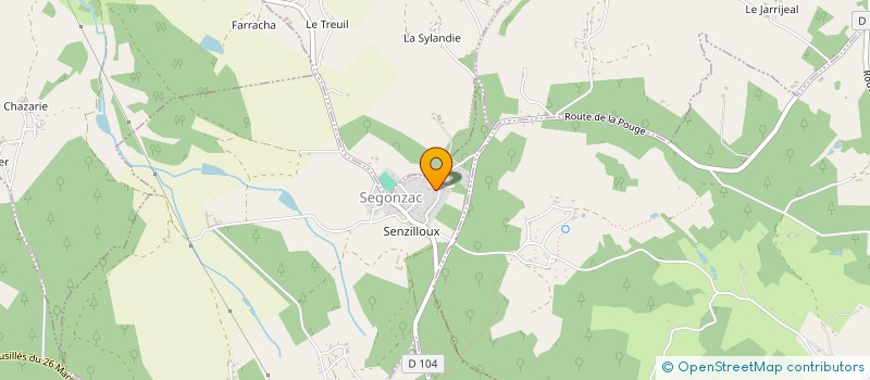 localisation de l'entreprise 829 383 264   SEGONZAC