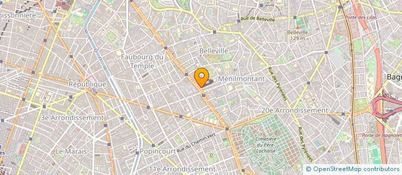 localisation de l'entreprise 829 445 584   BAGNOLET