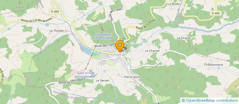 localisation de l'entreprise 829 500 446   YZERON