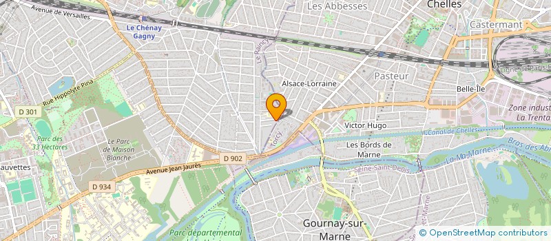 localisation de l'entreprise 829 511 450 à GAGNY