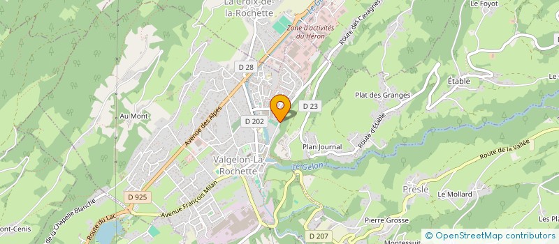 localisation de l'entreprise 829 513 639   VALGELON-LA ROCHETTE