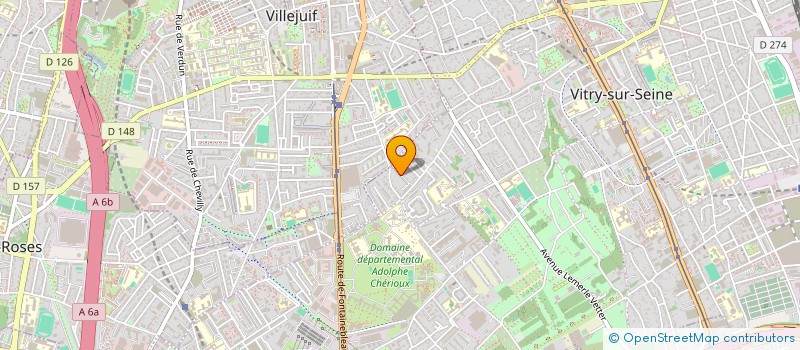 localisation de l'entreprise 829 546 449 à VITRY-SUR-SEINE