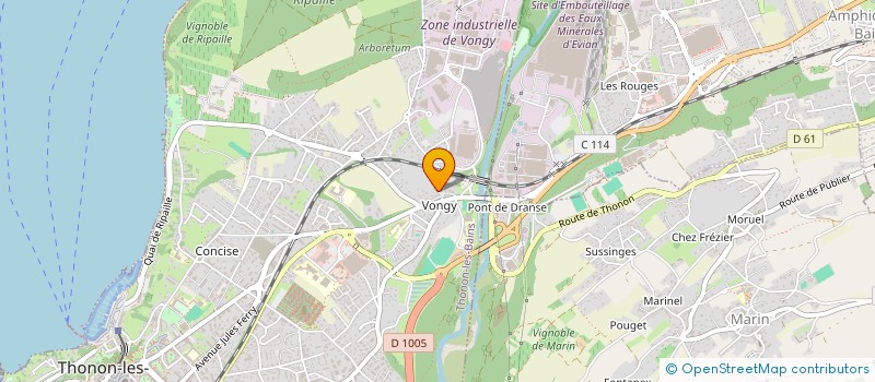 localisation de l'entreprise 829 547 470  à THONON-LES-BAINS