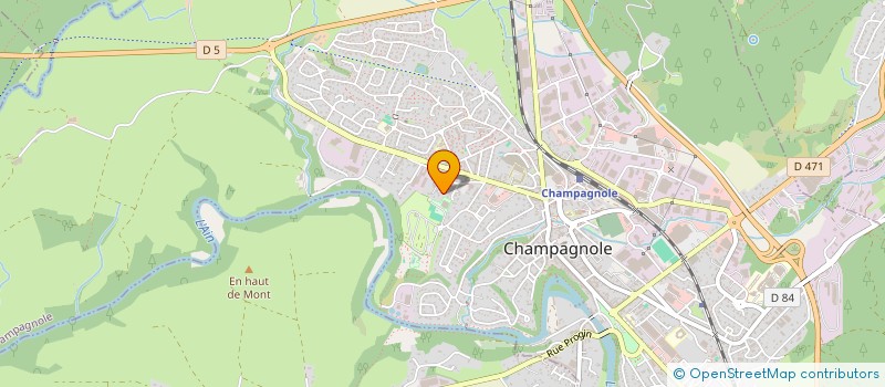 localisation de l'entreprise 829 622 208   CHAMPAGNOLE