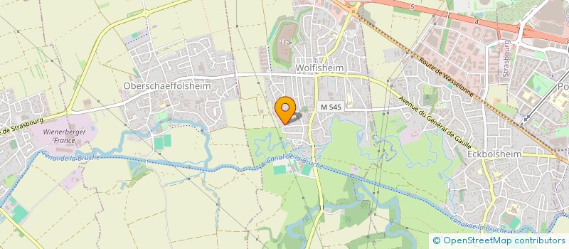 localisation de l'entreprise 829 667 807   WOLFISHEIM