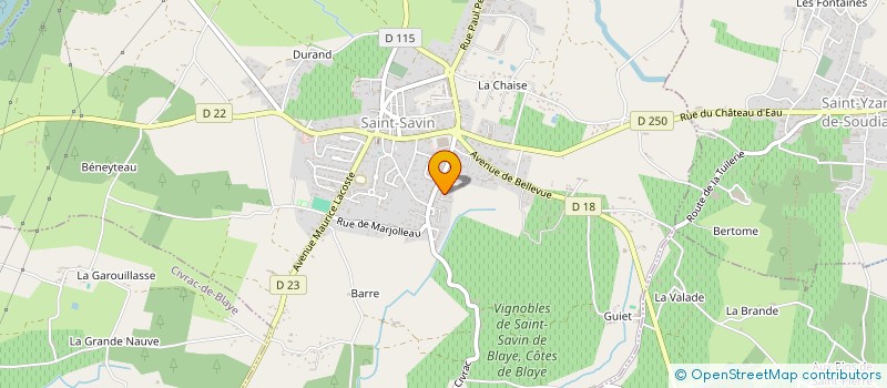 localisation de l'entreprise 829 697 283   BOURRIOT-BERGONCE