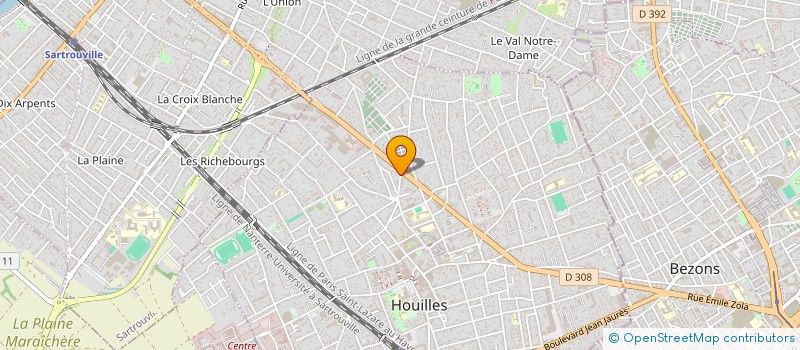 localisation de l'entreprise 829 751 023   CARRIERES-SUR-SEINE