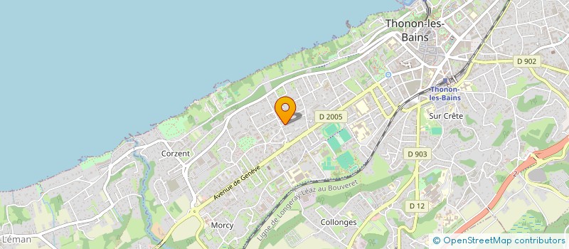 localisation de l'entreprise 829 761 428  à THONON-LES-BAINS