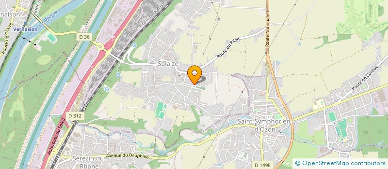 localisation de l'entreprise 829 761 618 à SAINT-SYMPHORIEN-D'OZON