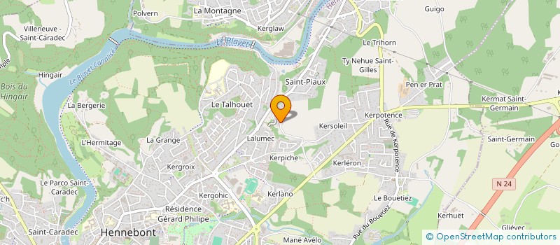 localisation de l'entreprise 829 763 507   HENNEBONT