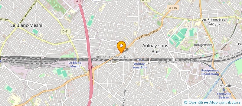 localisation de l'entreprise 829 764 521 à AULNAY-SOUS-BOIS