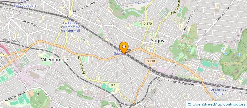 localisation de l'entreprise 829 828 003   GAGNY