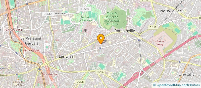 localisation de l'entreprise 829 841 238 à LES LILAS