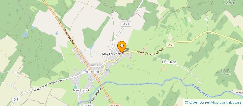 localisation de l'entreprise 829 865 138   AUMONT