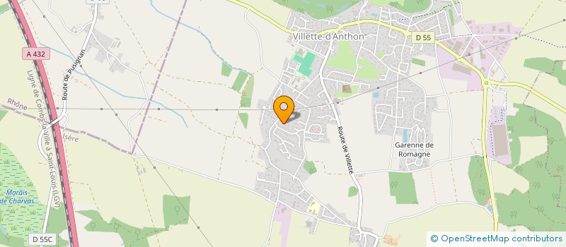 localisation de l'entreprise 829 872 225   VILLETTE-D'ANTHON