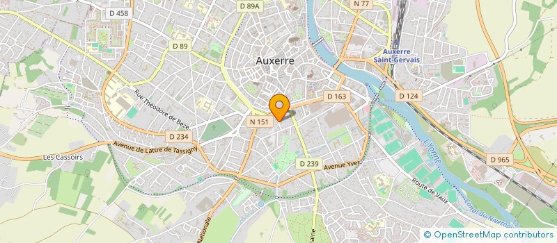localisation de l'entreprise 829 908 110 à AUXERRE