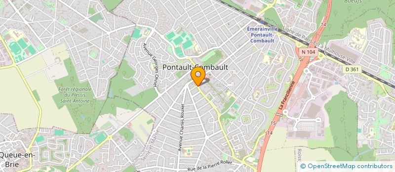 localisation de l'entreprise 829 953 306 à PONTAULT-COMBAULT