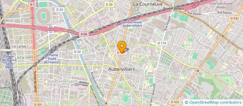 localisation de l'entreprise 829 974 302 à AUBERVILLIERS