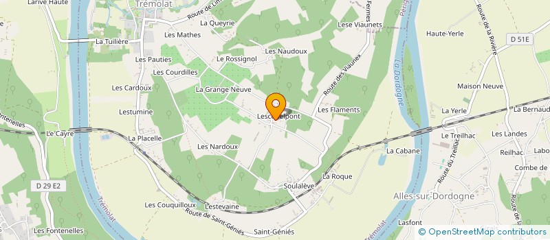 localisation de l'entreprise 829 993 815   TREMOLAT