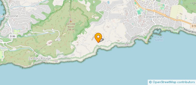 localisation de l'entreprise 83 FAHRENHEIT  CARQUEIRANNE