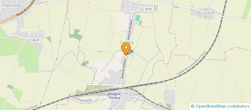 localisation de l'entreprise 830 016 408   LUCQUY