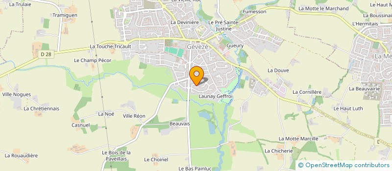 localisation de l'entreprise 830 023 792   GEVEZE