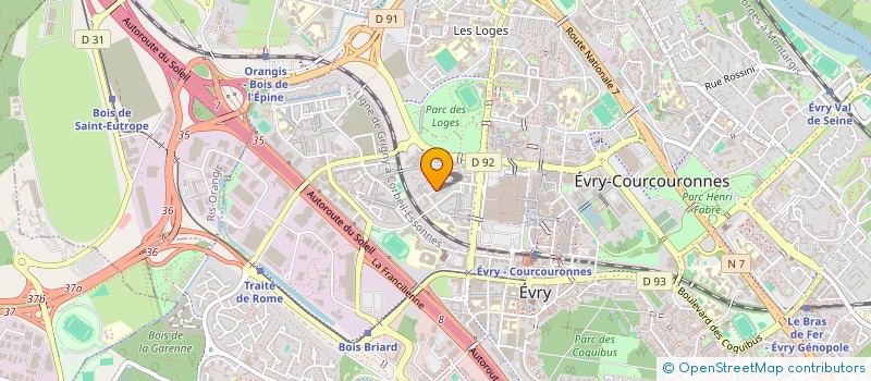 localisation de l'entreprise 830 030 334   SAINT-GERMAIN-LES-CORBEIL