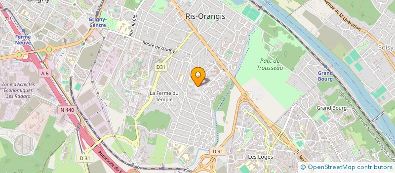 localisation de l'entreprise 830 047 031   RIS-ORANGIS