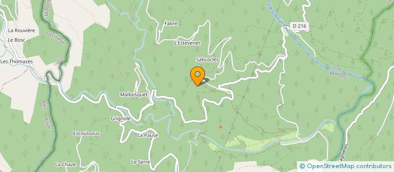 localisation de l'entreprise 830 051 207   LES SALELLES