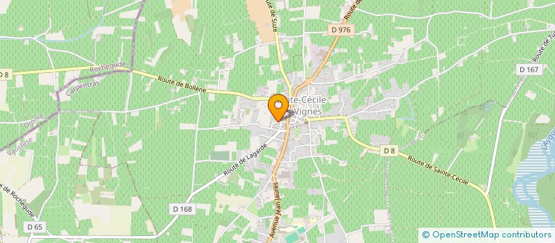 localisation de l'entreprise 830 051 587   LA GARDE-ADHEMAR