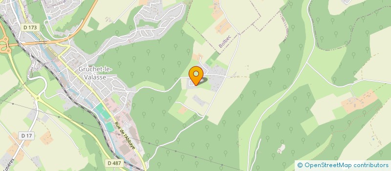 localisation de l'entreprise 830 069 837   GRUCHET-LE-VALASSE