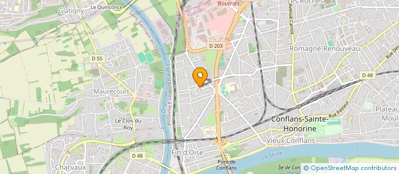 localisation de l'entreprise 830 076 022   CERGY