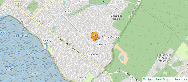 localisation de l'entreprise 830 078 044   ANDERNOS-LES-BAINS