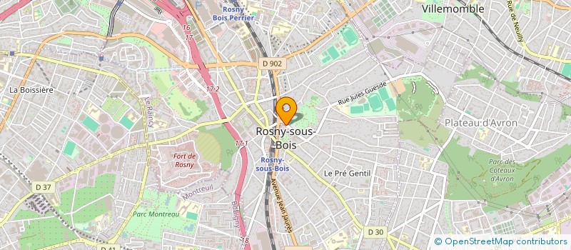 localisation de l'entreprise 830 078 473   ROSNY-SOUS-BOIS