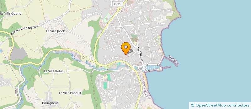 localisation de l'entreprise 830 080 073   BINIC-ETABLES-SUR-MER