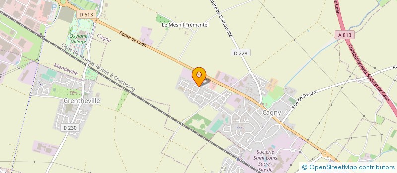 localisation de l'entreprise 830 085 213   CAGNY