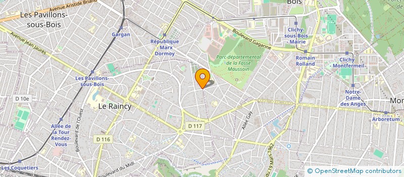 localisation de l'entreprise 830 109 625 à GAGNY