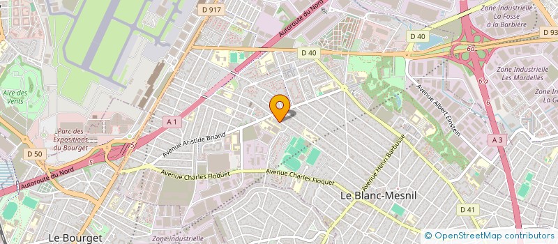 localisation de l'entreprise 830 109 799 à LE BLANC-MESNIL