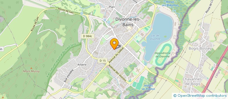 localisation de l'entreprise 830 142 071   DIVONNE-LES-BAINS