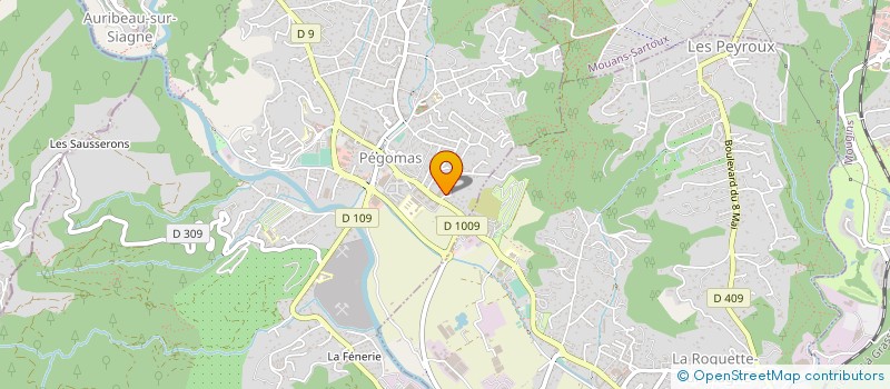 localisation de l'entreprise 830 174 744   PEGOMAS