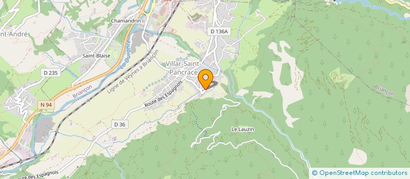 localisation de l'entreprise 830 200 762   VILLAR-SAINT-PANCRACE
