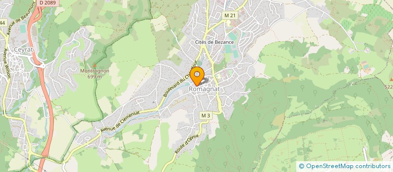 localisation de l'entreprise 830 210 407   CLERMONT-FERRAND