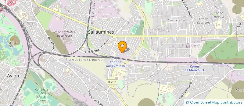 localisation de l'entreprise 830 257 333   SALLAUMINES