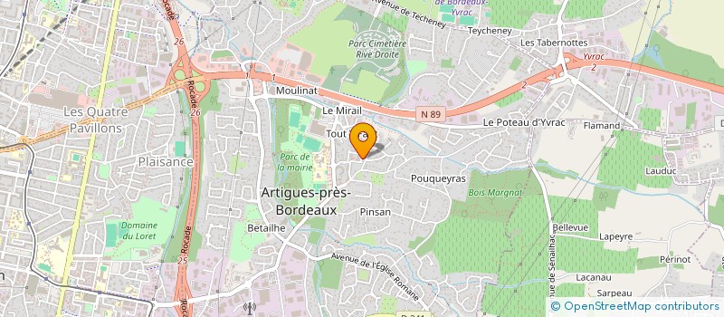 localisation de l'entreprise 830 284 857   ARTIGUES-PRES-BORDEAUX