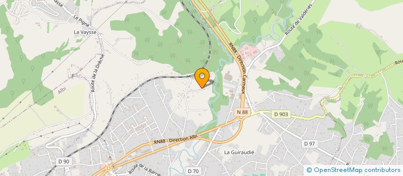 localisation de l'entreprise 830 329 975   LESCURE-D'ALBIGEOIS