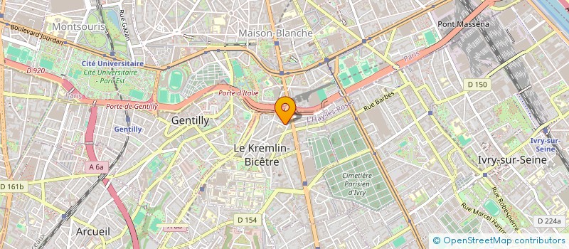 localisation de l'entreprise 830 368 759 à LE KREMLIN-BICETRE