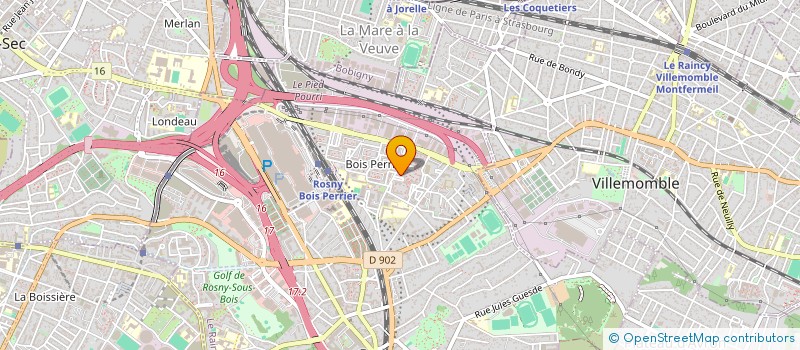 localisation de l'entreprise 830 370 748  à ROSNY-SOUS-BOIS